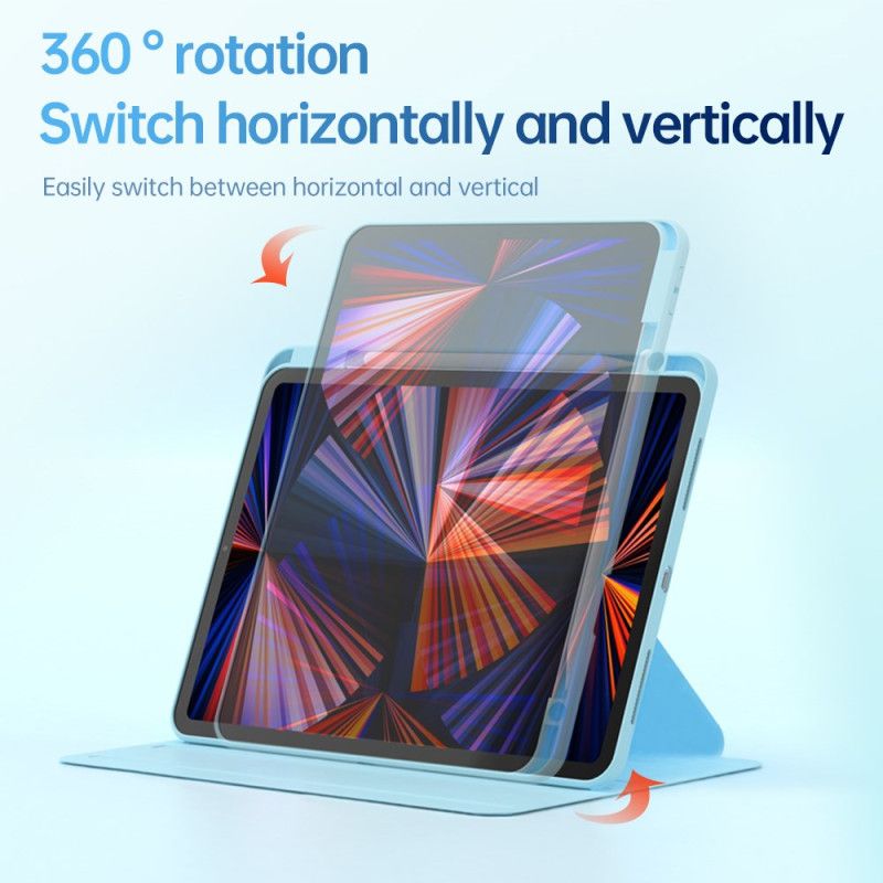 Etui iPad (2025) Roterende Stativ Og Pastelfarvet Cover