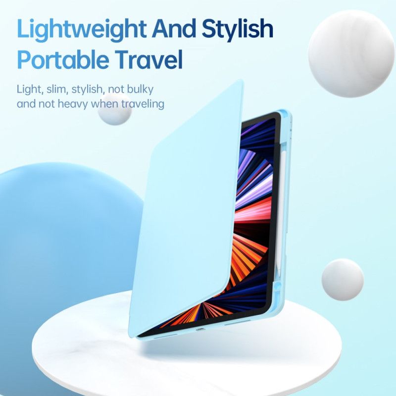 Etui iPad (2025) Roterende Stativ Og Pastelfarvet Cover