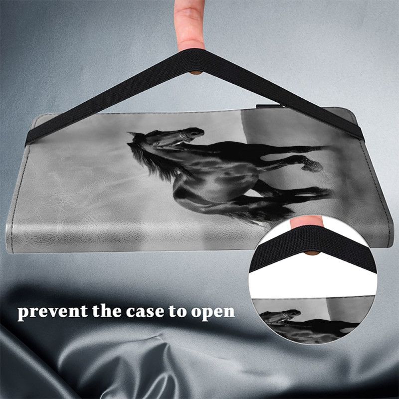 Etui iPad (2025) Sort Hest