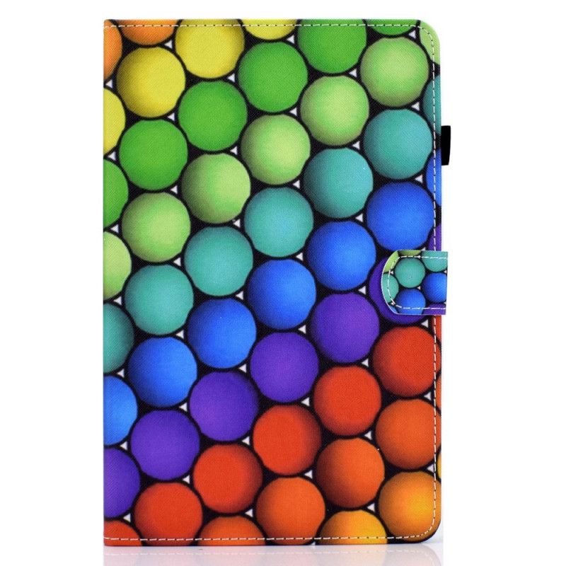 Flip Cover iPad (2025) Geometrisk Design