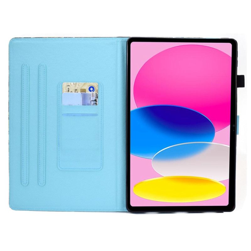 Flip Cover iPad (2025) Geometrisk Design