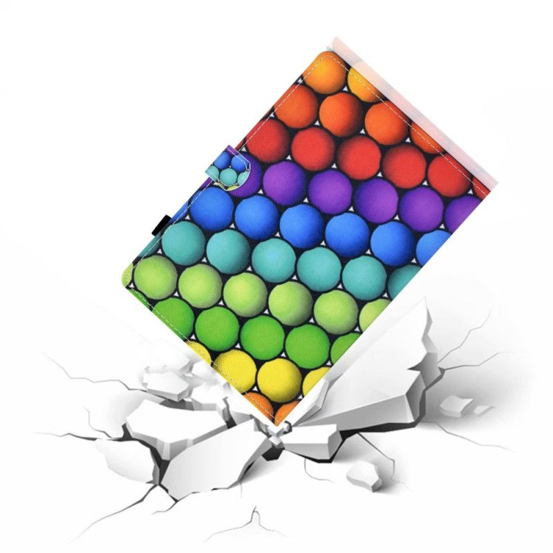 Flip Cover iPad (2025) Geometrisk Design