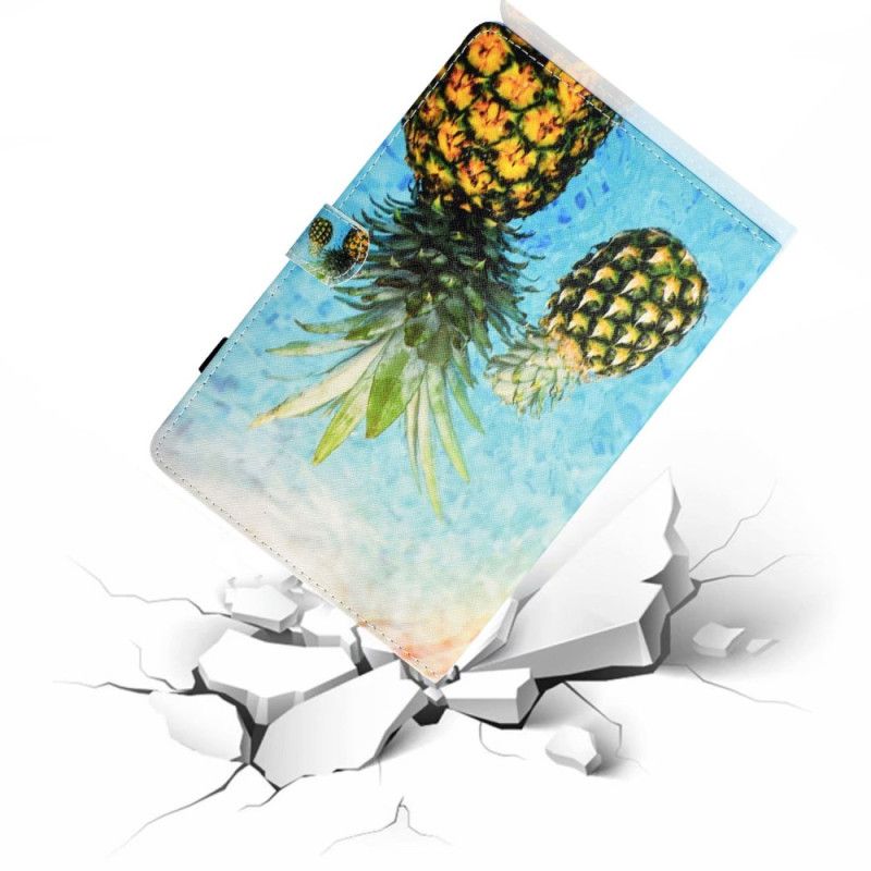 Flip Cover iPad (2025) Grafisk Ananas