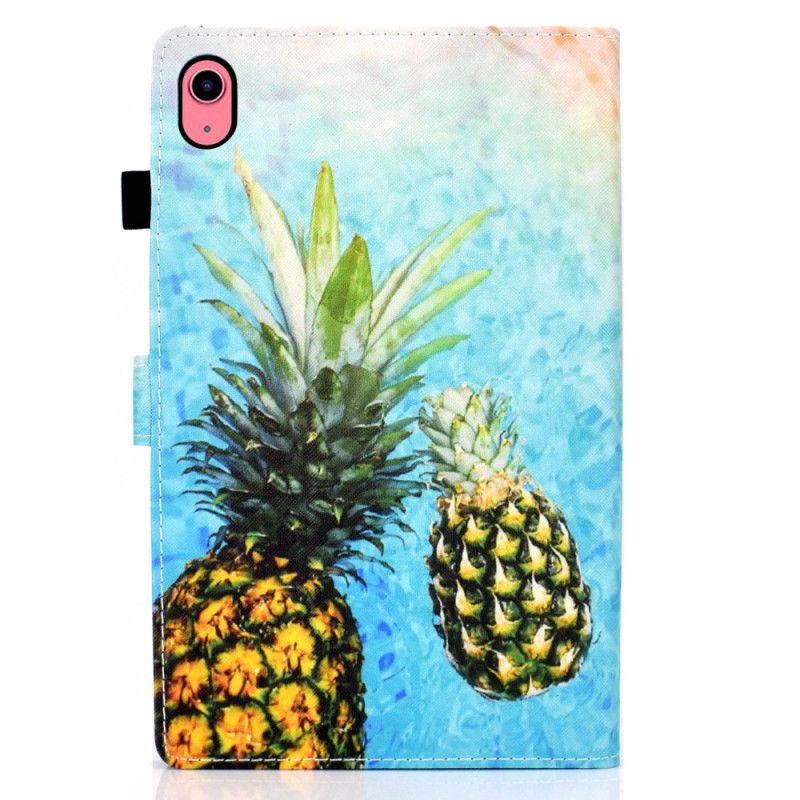 Flip Cover iPad (2025) Grafisk Ananas