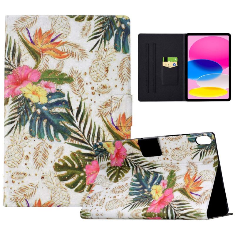 Flip Cover iPad (2025) Gylden Ananas