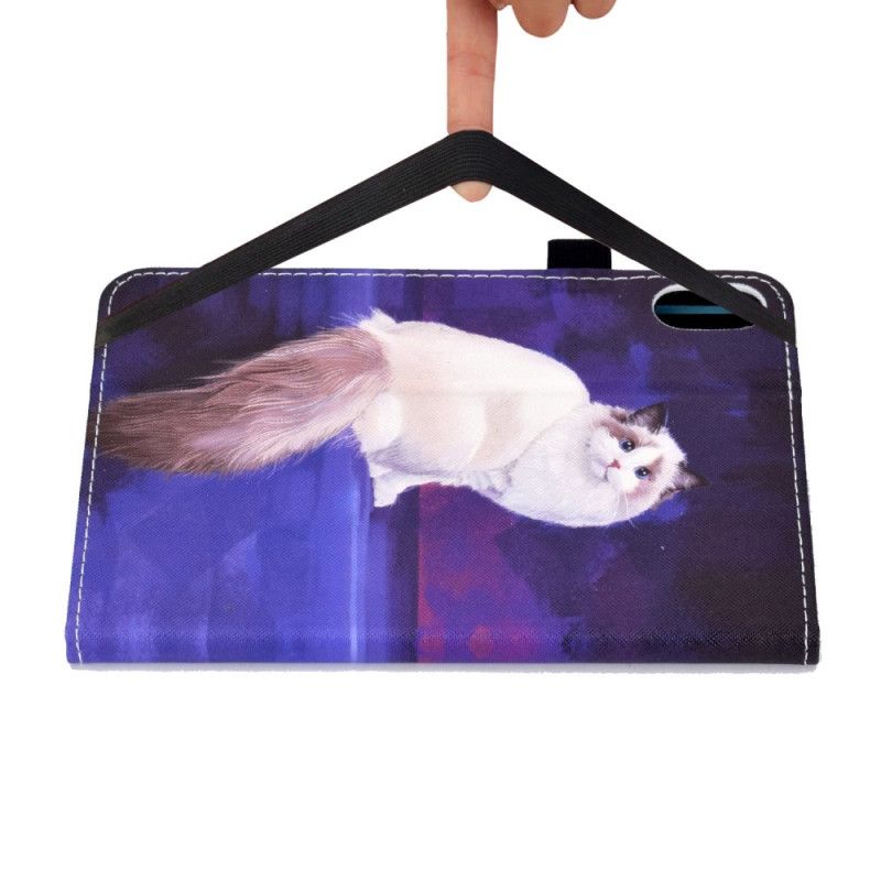 Flip Cover iPad (2025) Hvid Kat