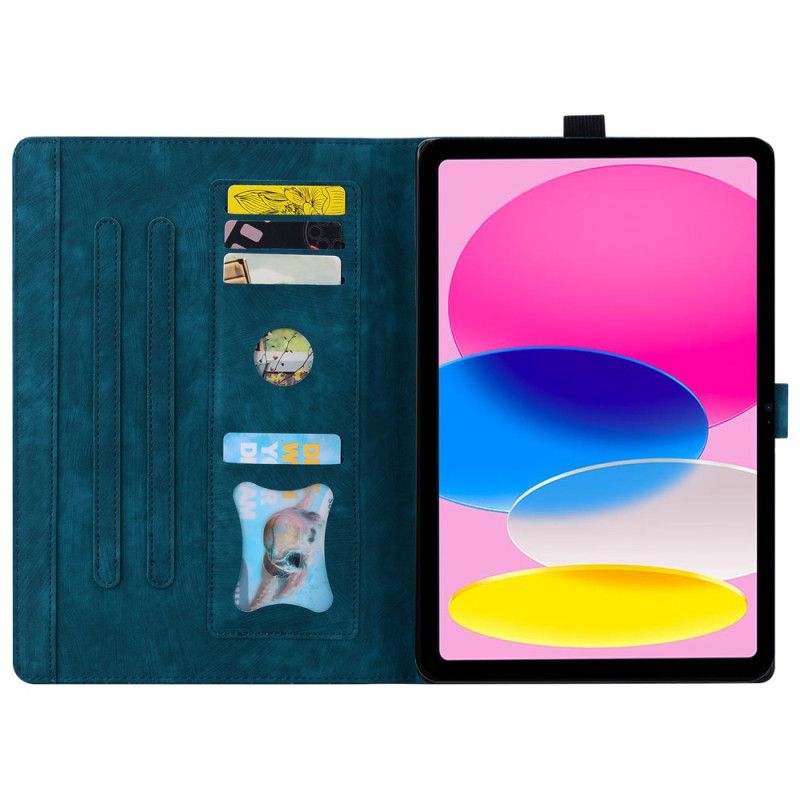Flip Cover iPad (2025) Kirsebærblomst Og Katte