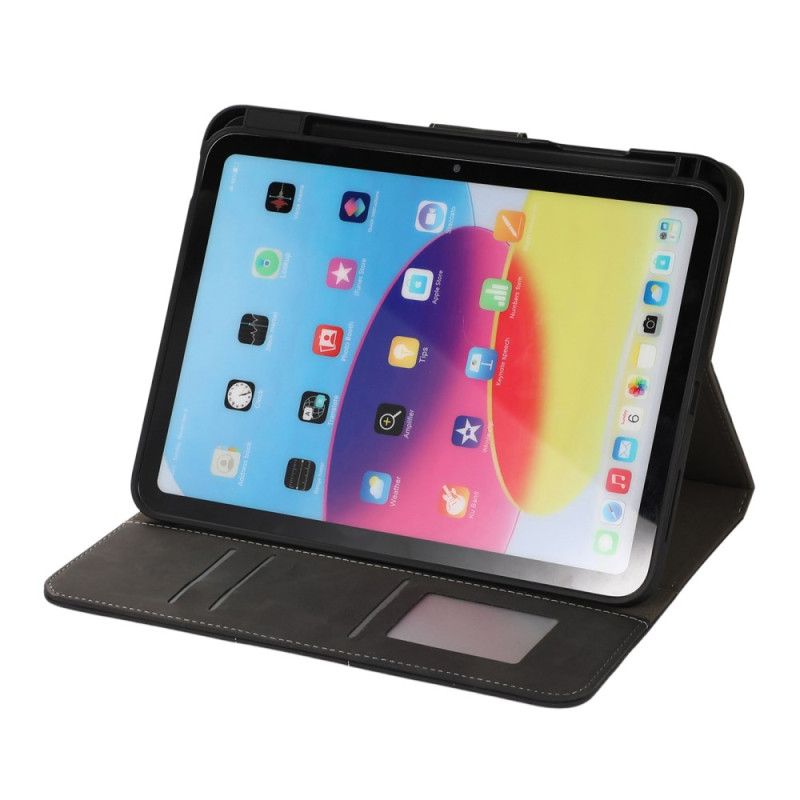 Flip Cover iPad (2025) Læderklap Og Stylusholder