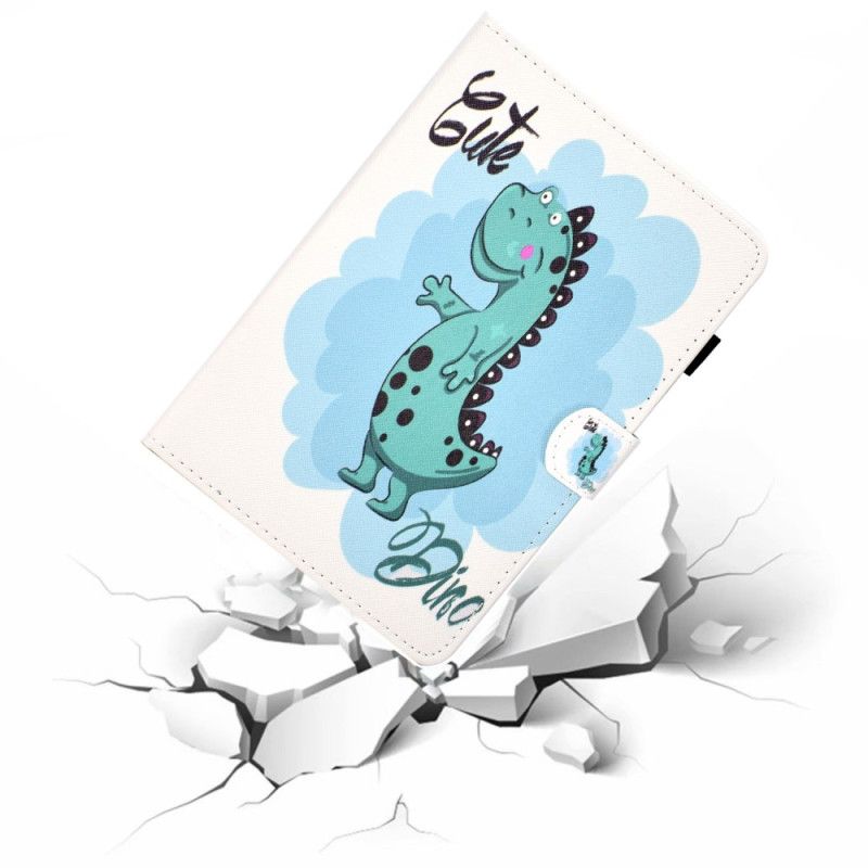 Flip Cover iPad (2025) Sød Dinosaur
