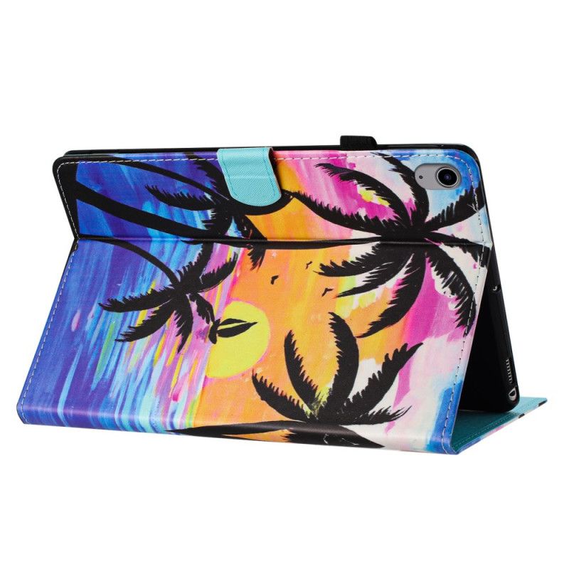 Læder Cover iPad (2025) Telefon Etui Kokospalmer