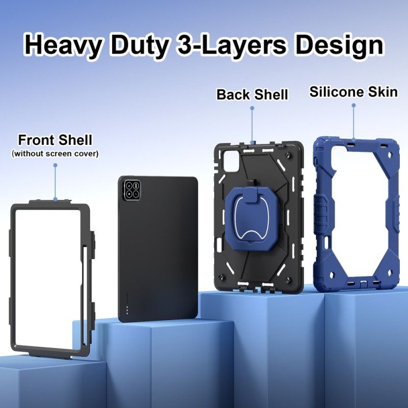 Cover Til Xiaomi Pad 7 / 7 Pro Forstærket Beskyttelse Med Ringholder