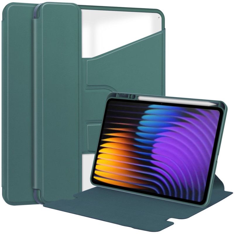 Etui Xiaomi Pad 7 / 7 Pro Læderstil Med Roterende Stativ