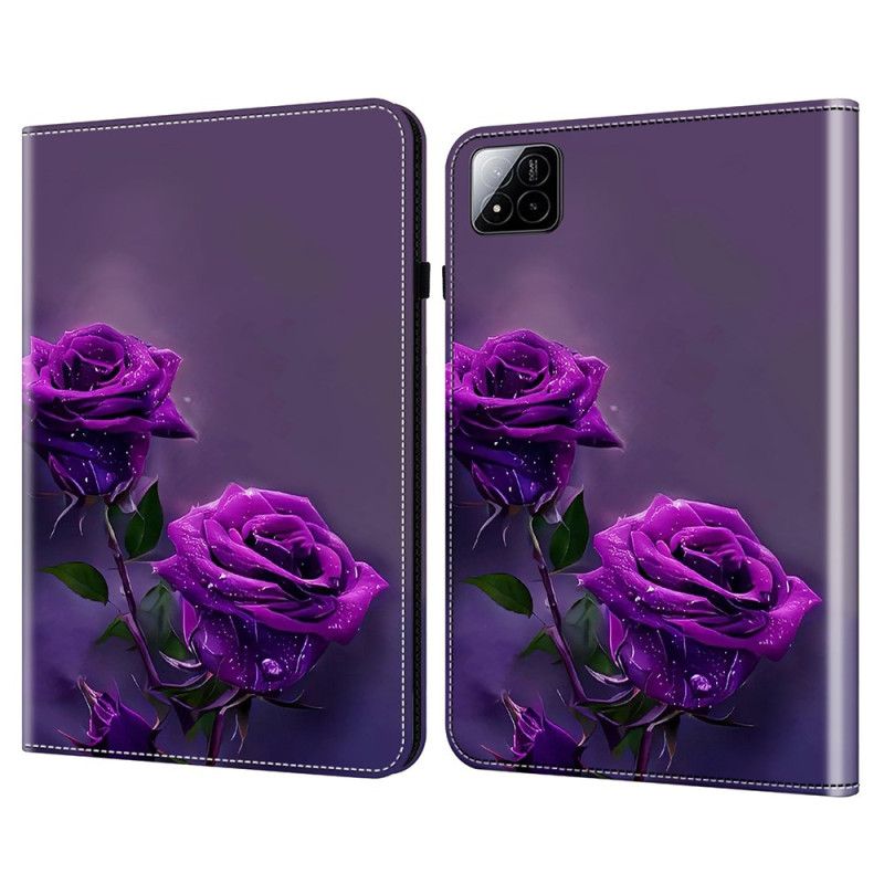 Etui Xiaomi Pad 7 / 7 Pro Lilla Roser