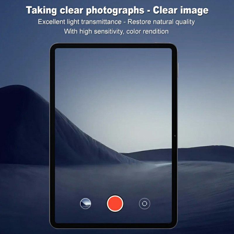 Hærdet Glaslinsebeskytter Til Xiaomi Pad 7 / Pad 7 Pro Kamera (sort Version)