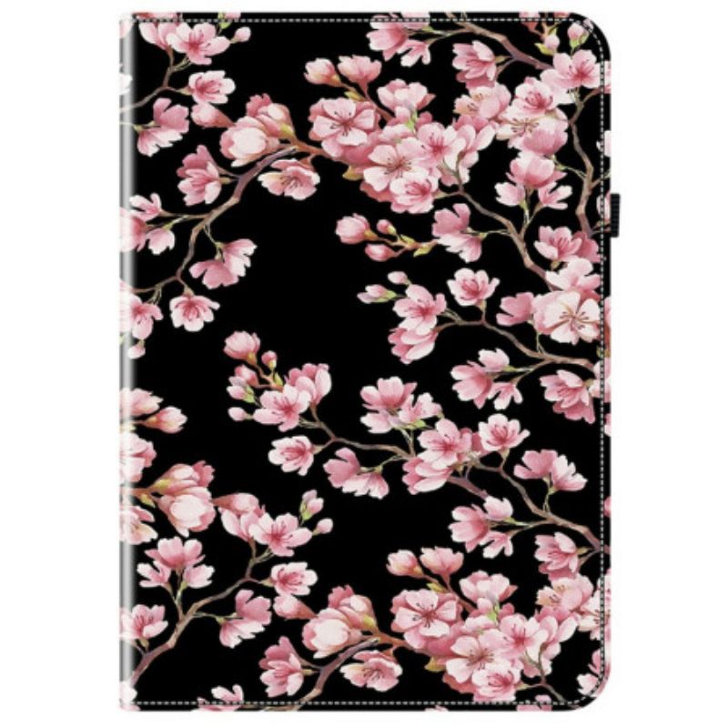 Læder Cover Xiaomi Pad 7 / 7 Pro Telefon Etui Blommeblomster