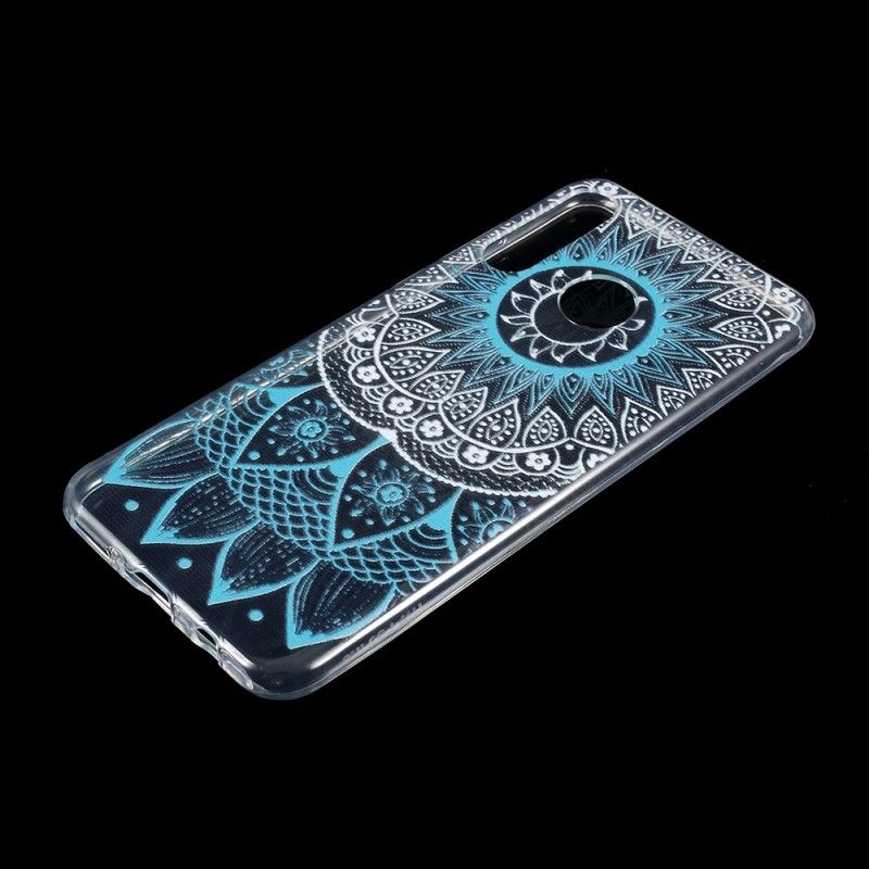 Cover for Huawei P30 Lite Pink Gennemsigtig Farverig Mandala