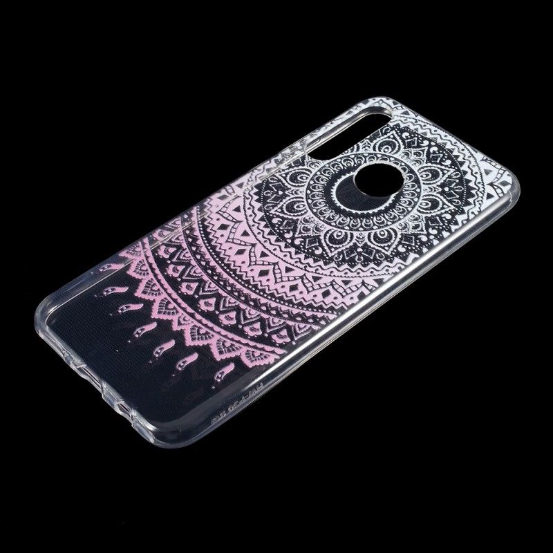 Cover for Huawei P30 Lite Pink Gennemsigtig Farverig Mandala