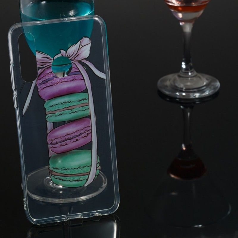 Cover Huawei P30 Lite Gennemsigtige Gourmetmakroner