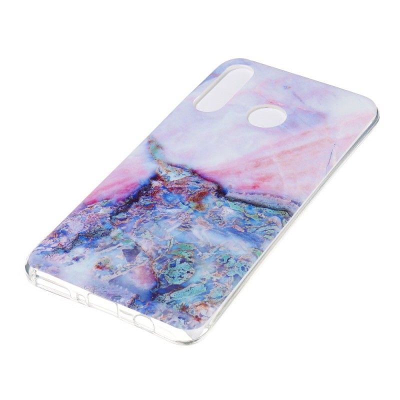 Cover Huawei P30 Lite Mobilcover Flerfarvet Marmor