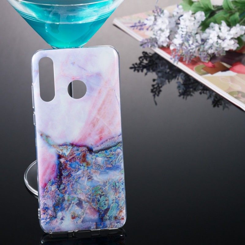 Cover Huawei P30 Lite Mobilcover Flerfarvet Marmor