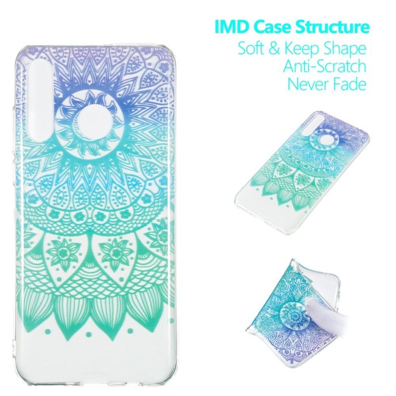 Cover Huawei P30 Lite Mobilcover Gennemsigtig Farverig Mandala