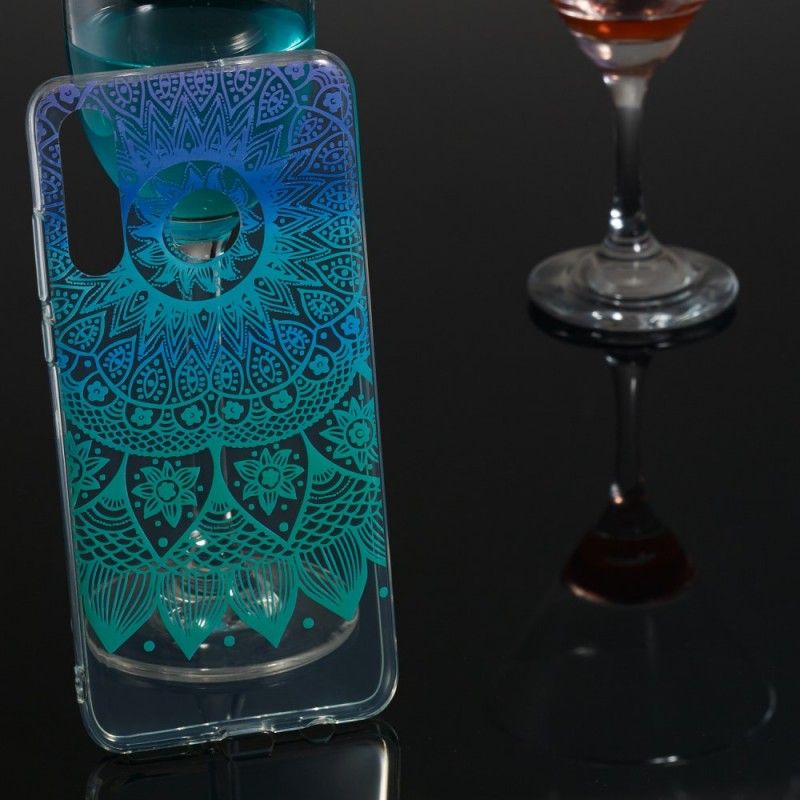 Cover Huawei P30 Lite Mobilcover Gennemsigtig Farverig Mandala
