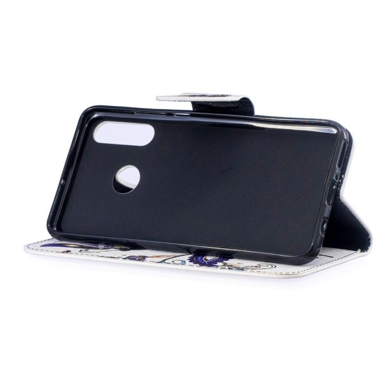 Flip Cover Huawei P30 Lite Mobilcover Sommerfugletatovering