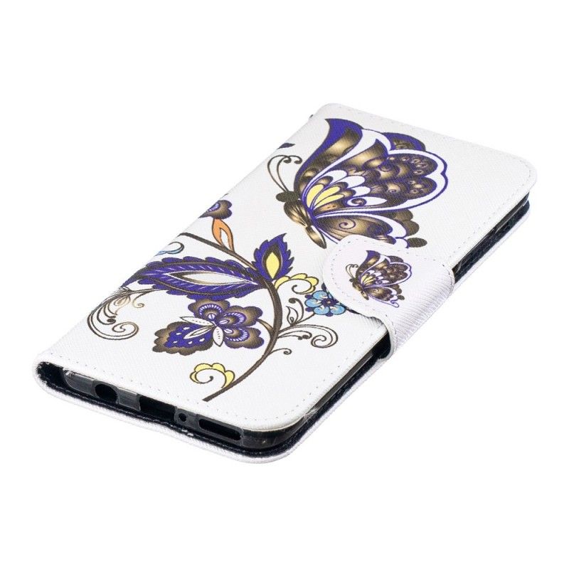 Flip Cover Huawei P30 Lite Mobilcover Sommerfugletatovering