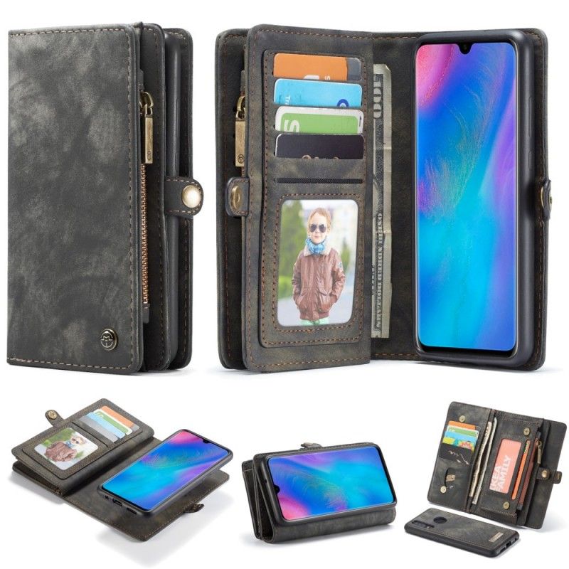Flip Cover Huawei P30 Lite Sort Aftagelig Caseme