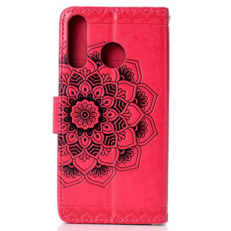 Flip Cover Huawei P30 Lite Sort Mobilcover Chic Mandala