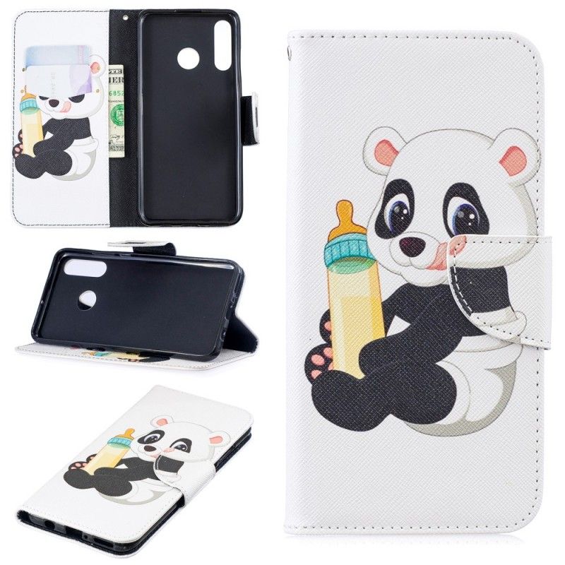Flip Cover Læder for Huawei P30 Lite Babypanda