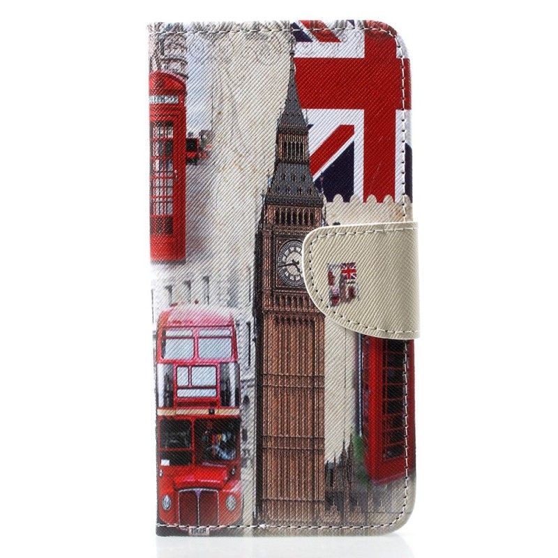 Flip Cover Læder for Huawei P30 Lite London Liv