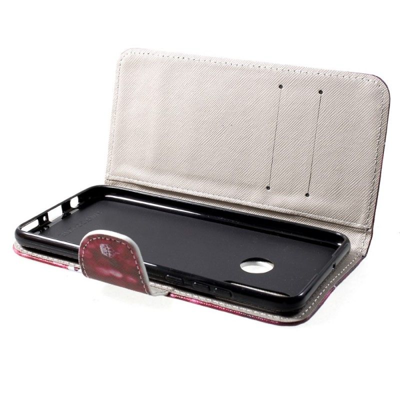 Flip Cover Læder Huawei P30 Lite Hold Roen Og Gnisten