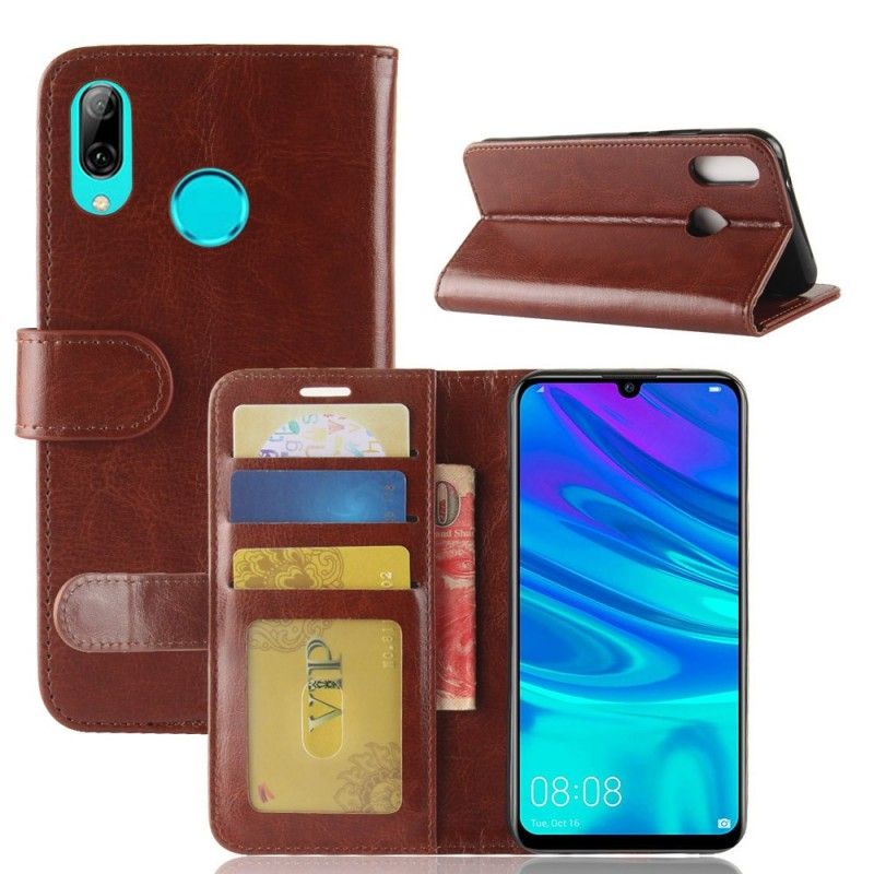 Flip Cover Læder Huawei P30 Lite Sort Ultra Kunstlæder Original