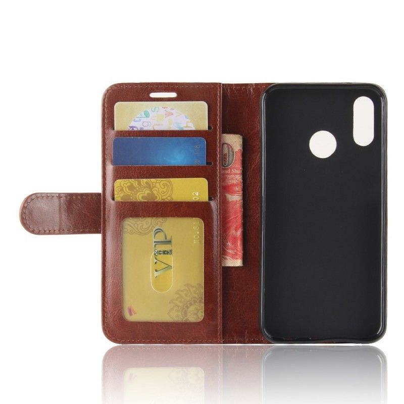 Flip Cover Læder Huawei P30 Lite Sort Ultra Kunstlæder Original