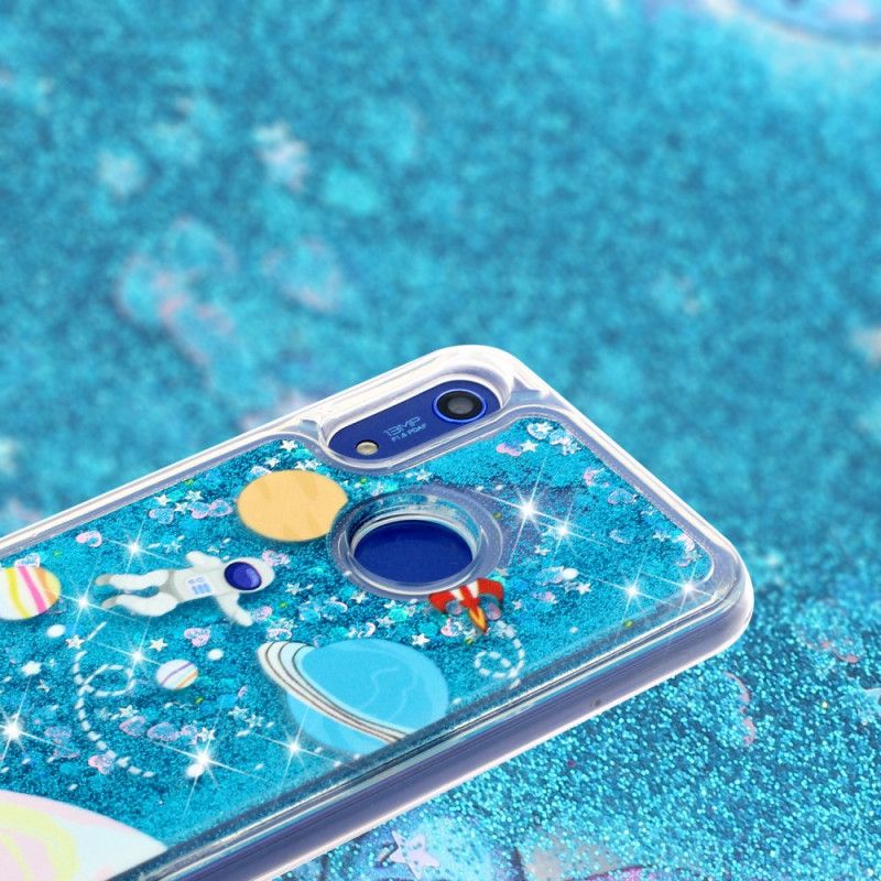 Cover Honor 8A Glitter Astronaut