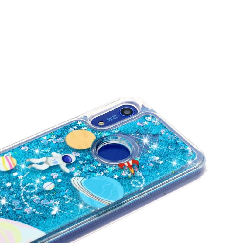 Cover Honor 8A Glitter Astronaut