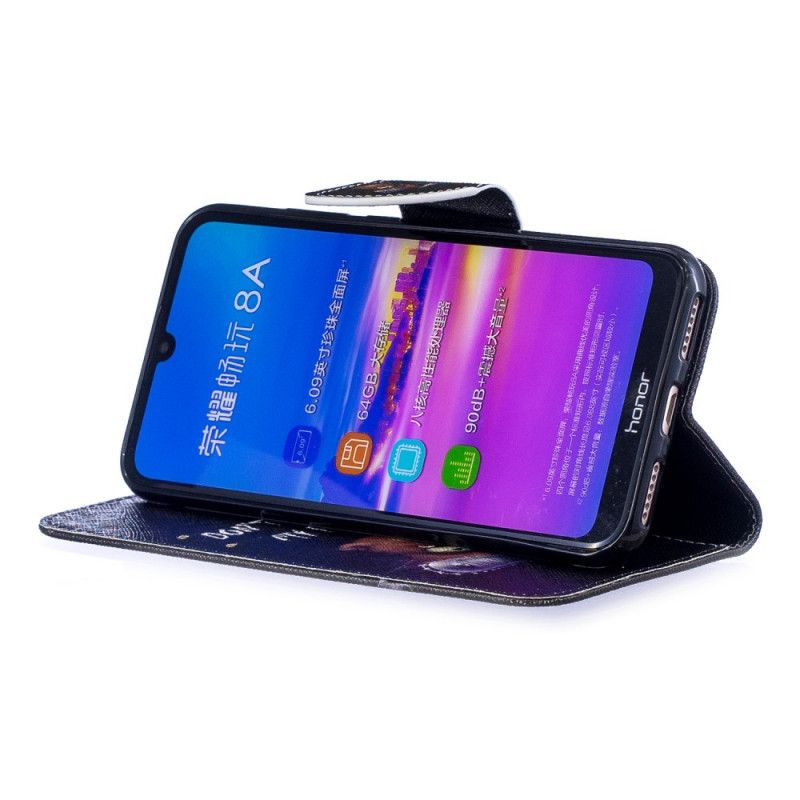 Flip Cover Læder Honor 8A Farlig Bjørn