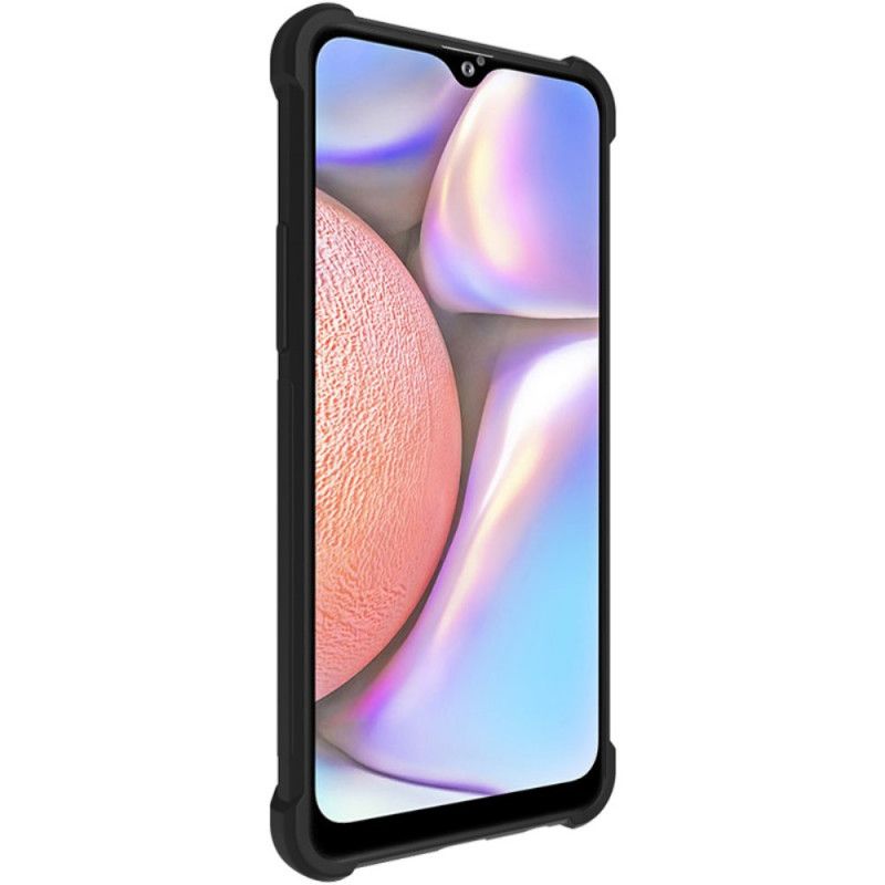 Cover Samsung Galaxy A20s Sort Imak Silkeagtig Med Skærmfilm