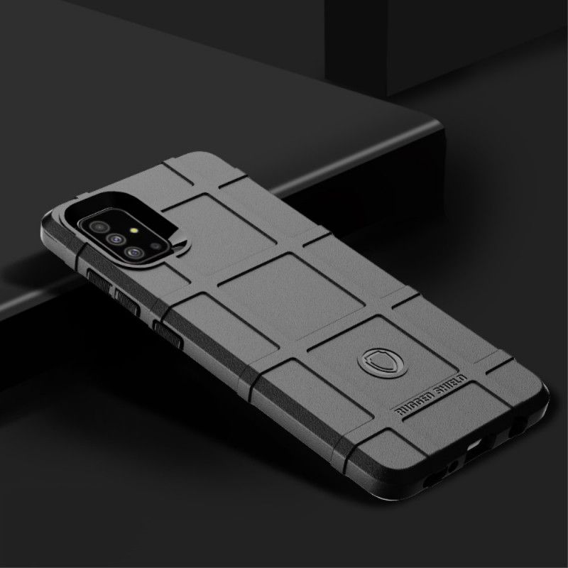 Cover for Samsung Galaxy A51 Sort Robust Skjold