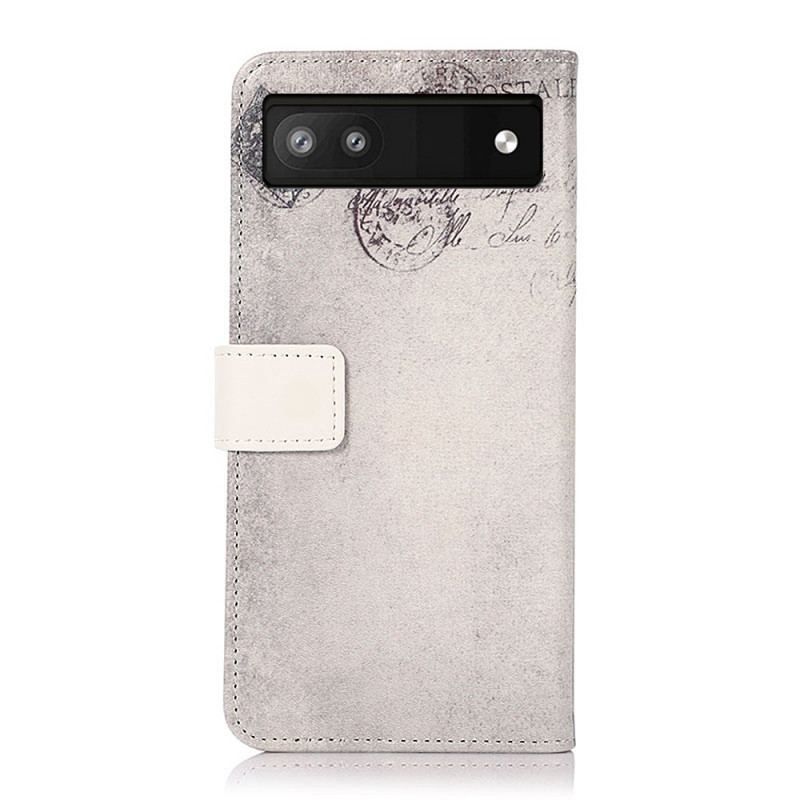 Flip Cover Google Pixel 6A Rejsende Kat