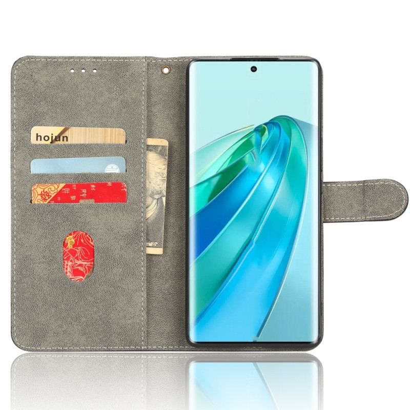 Flip Cover Honor Magic 5 Lite Med Snor Strappy Vintage Stil