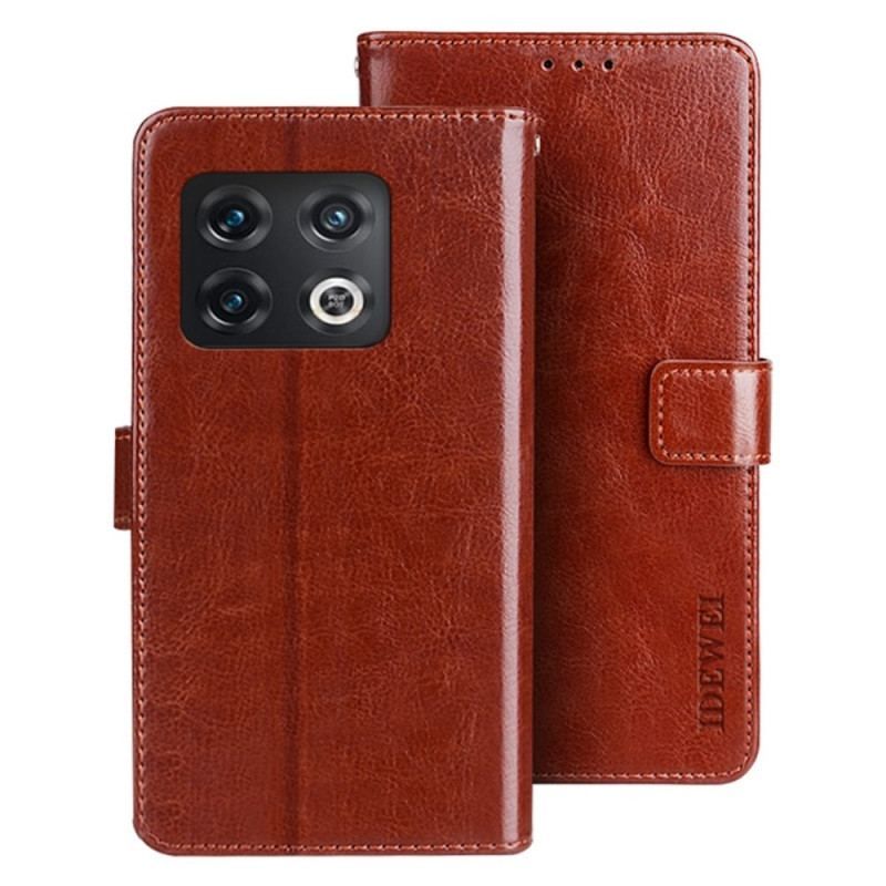 Flip Cover OnePlus 10 Pro 5G Idewei Læderstil