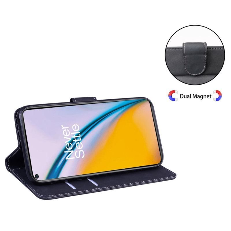 Flip Cover OnePlus Nord 2T 5G Sommerfugle Mønster