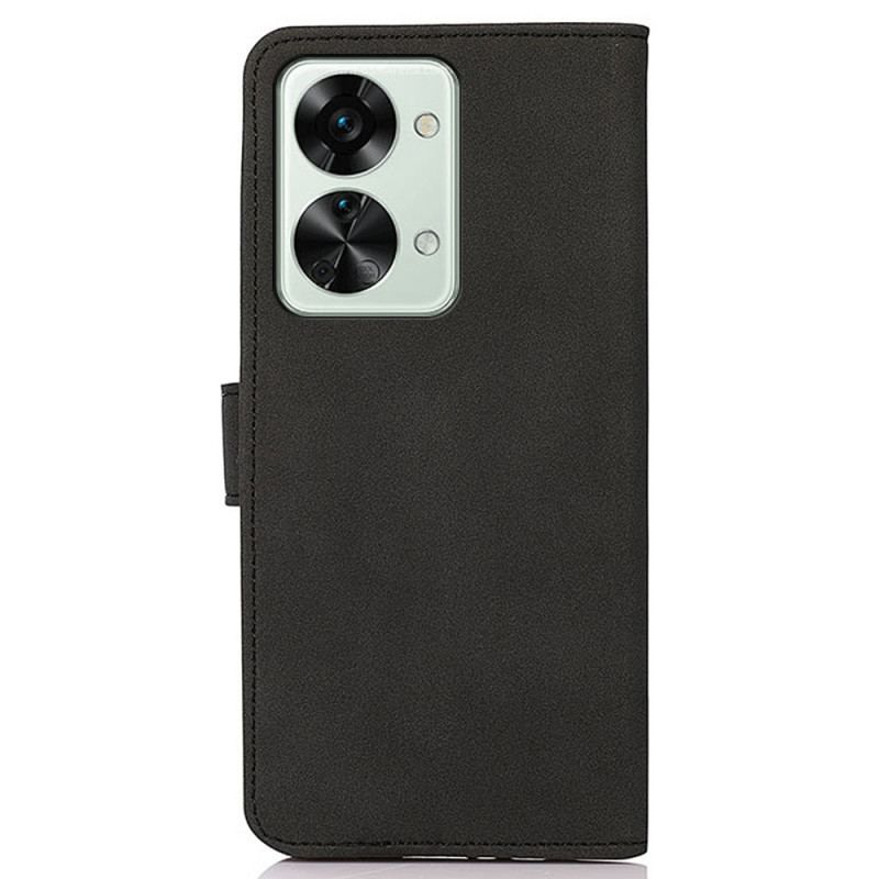 Flip Cover OnePlus Nord 2T 5G Vintage Khazneh I Imiteret Læder
