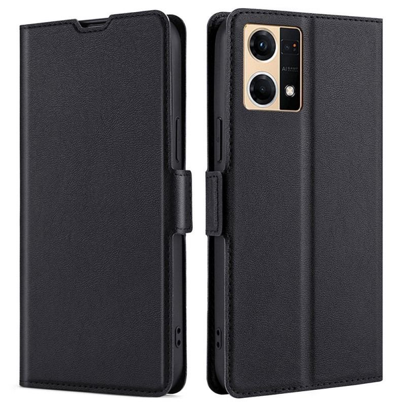 Flip Cover Oppo Reno 7 Finesse Dobbeltlås