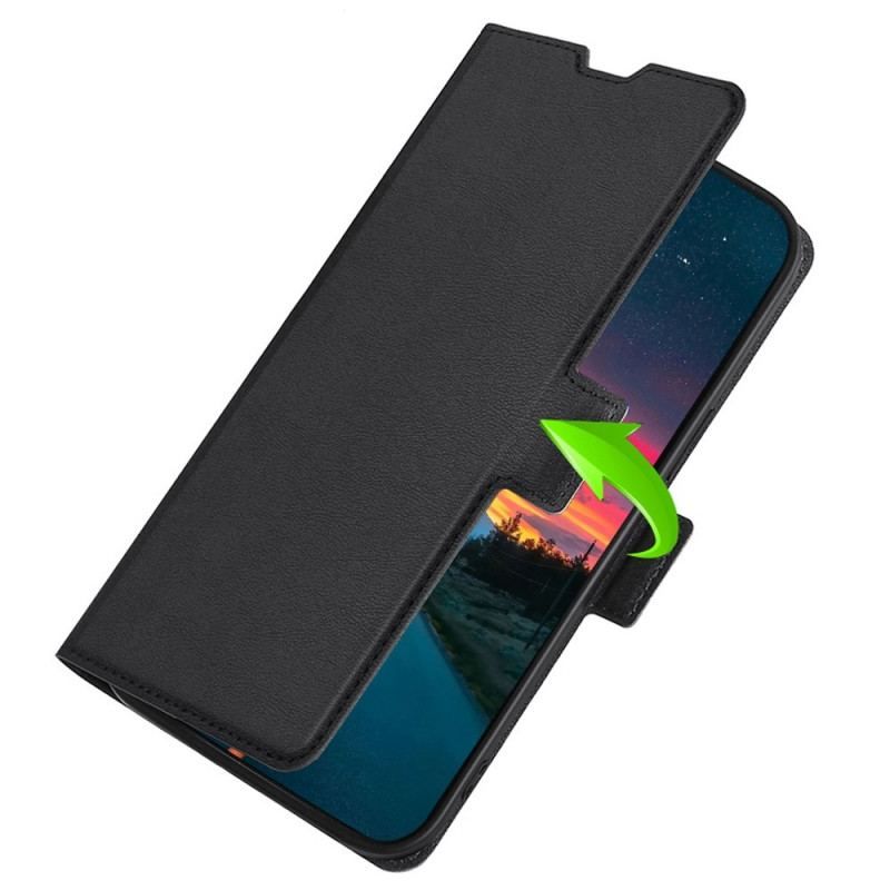 Flip Cover Oppo Reno 7 Finesse Dobbeltlås
