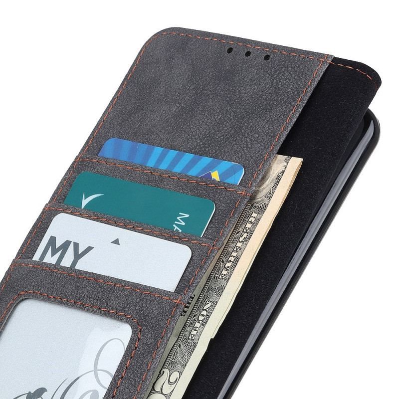 Flip Cover Oppo Reno 7 Khazneh Retro Split Imiteret Læder