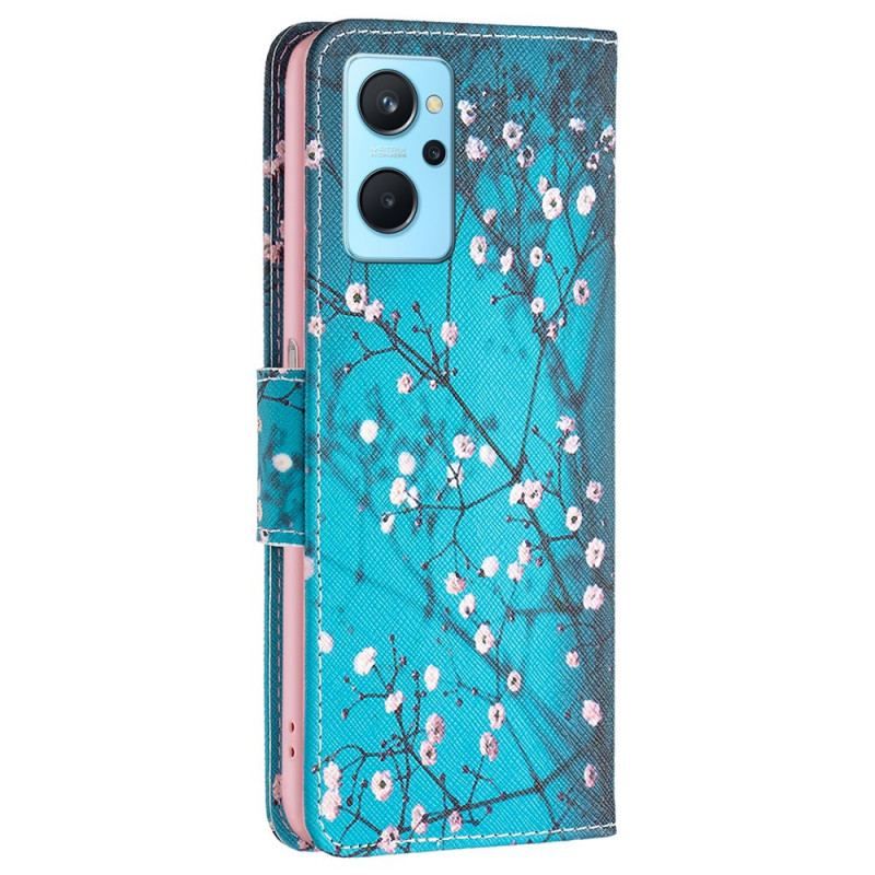Flip Cover Realme 9i Kirsebærblomst