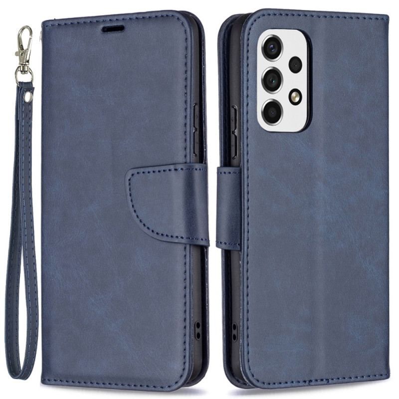 Flip Cover Samsung Galaxy A53 5G Glat Skrå Lås